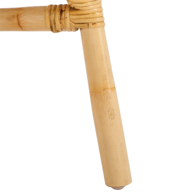 Safavieh Cosette Accent Chair with Cotton Cushion in White / Natural