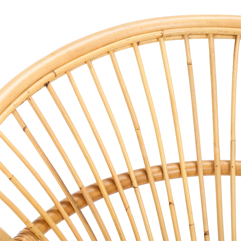 Safavieh Cosette Accent Chair with Cotton Cushion in White / Natural