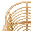 Safavieh Aragorn Rattan Accent Chair with Cotton Cushion in White / Natural