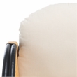 Safavieh Constella Rattan Accent Chair with Cotton Cushion in White / Black