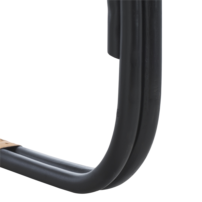 Safavieh Constella Rattan Accent Chair with Cotton Cushion in White / Black