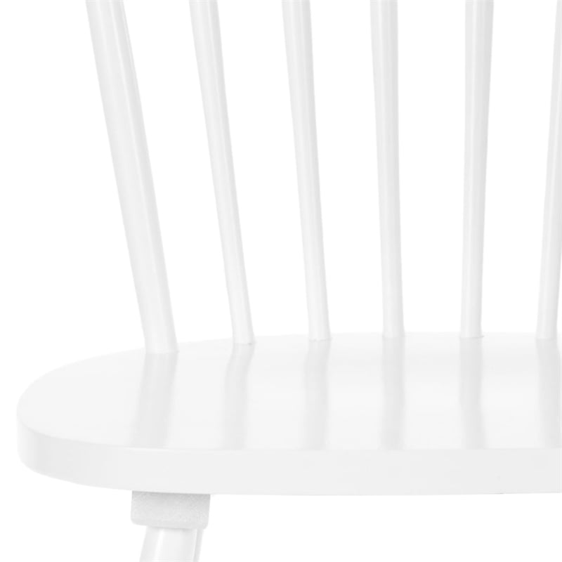Safavieh Parker Wood Spindle Dining Chair (Set Of 2) in White
