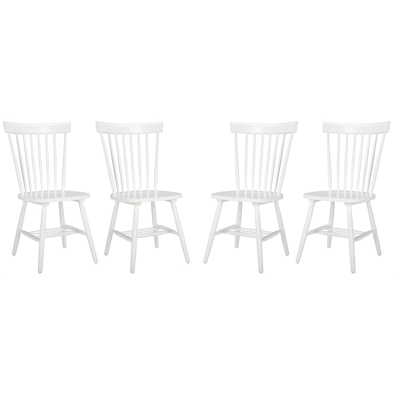 Safavieh Parker Wood Spindle Dining Chair (Set Of 2) in White