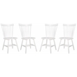 Safavieh Parker Wood Spindle Dining Chair (Set Of 2) in White