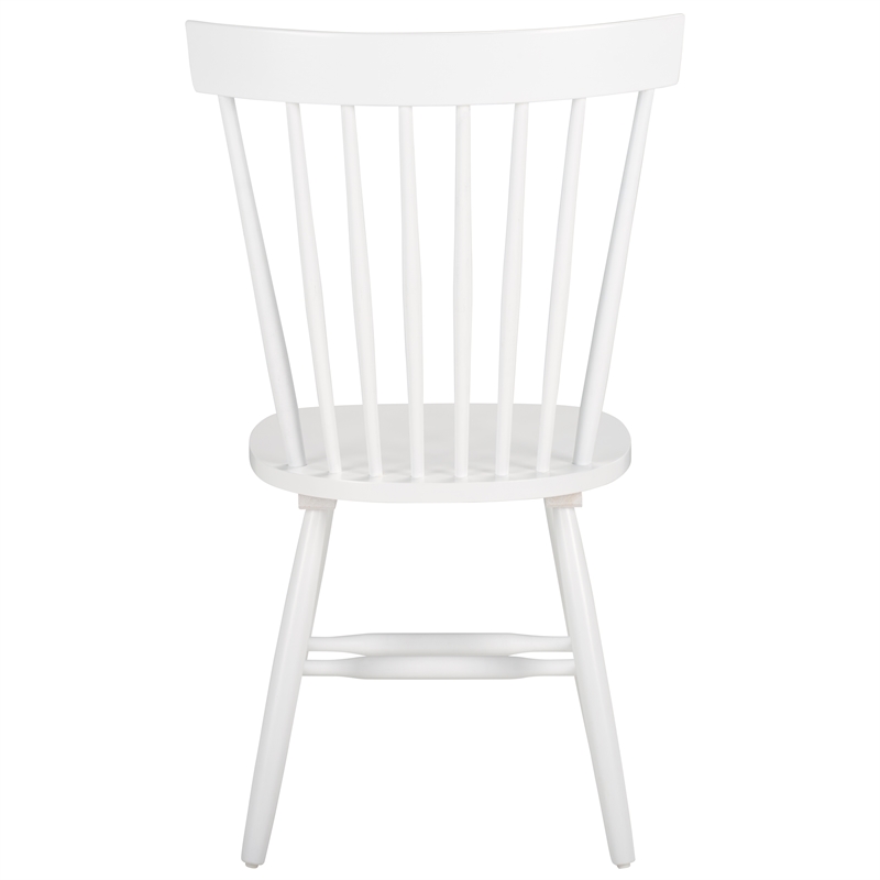 Safavieh Parker Wood Spindle Dining Chair (Set Of 2) in White