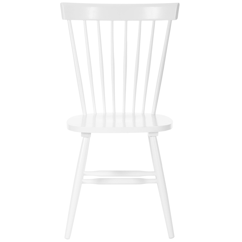 Safavieh Parker Wood Spindle Dining Chair (Set Of 2) in White