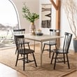 Safavieh Parker Wood Spindle Dining Chair (Set Of 2) in Black