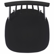 Safavieh Burris Wood Side Chair in Black