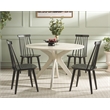 Safavieh Burris Wood Side Chair in Black