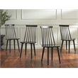 Safavieh Burris Wood Side Chair in Black