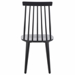 Safavieh Burris Wood Side Chair in Black