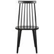 Safavieh Burris Wood Side Chair in Black