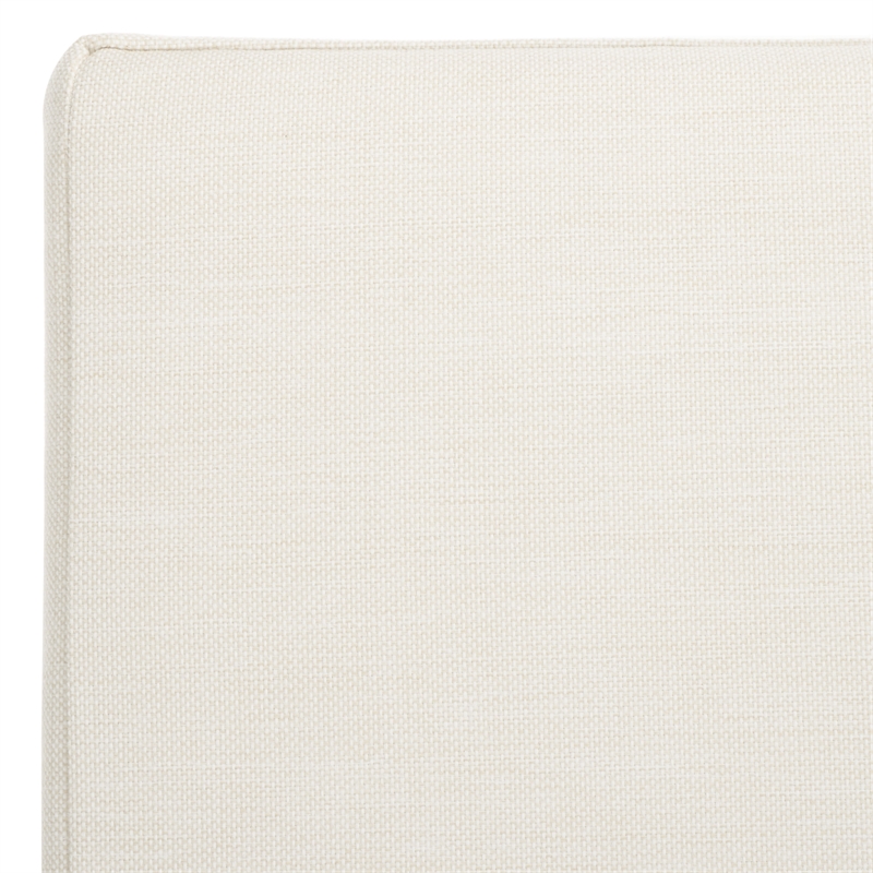 Safavieh Saint Vincent Eucalyptus Wood Chaise Lounge in Natural / Beige