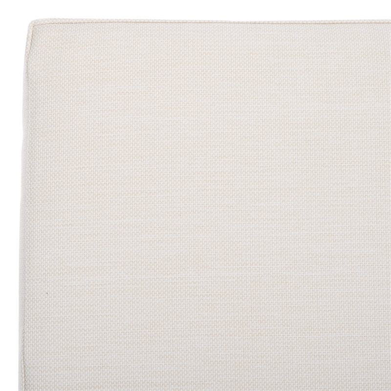 Safavieh Blanquilla Eucalyptus Wood Chaise Lounge in Natural / Beige