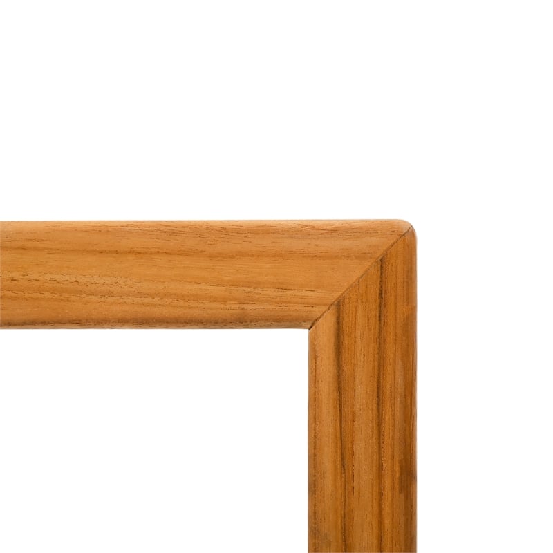 Safavieh Samoa Brazilian Teak Wood Patio Accent Table in Natural