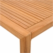 Safavieh Samoa Brazilian Teak Wood Patio Accent Table in Natural