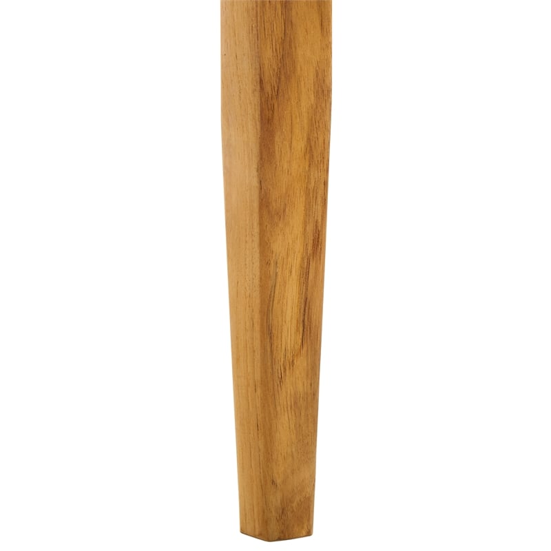 Safavieh Samoa Brazilian Teak Wood Patio Accent Table in Natural