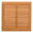 Safavieh Samoa Brazilian Teak Wood Patio Accent Table in Natural