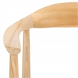 Safavieh Bandelier Teak Wood Stacking Dining Chair in White / Natural