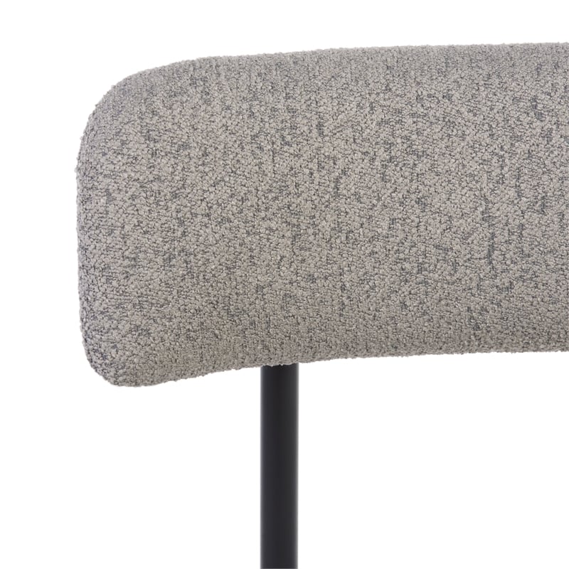 Safavieh Andrean Wood Dining Chair in Gray / Black