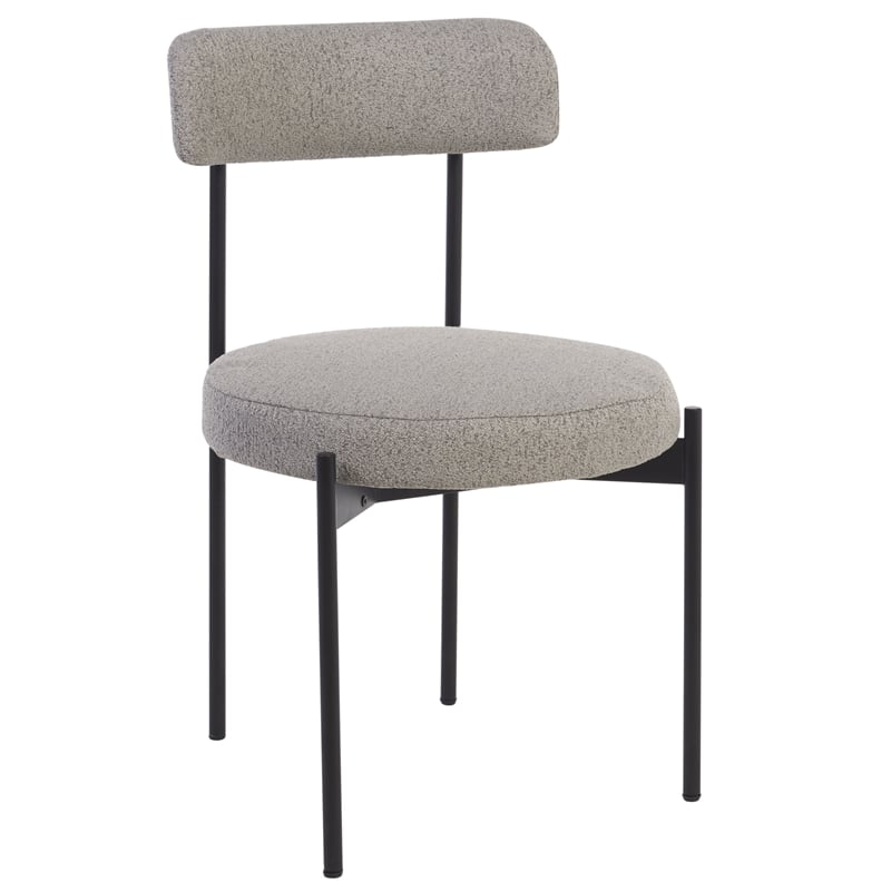 Safavieh Andrean Wood Dining Chair in Gray / Black