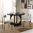 Safavieh Andrean Wood Dining Chair in Black / White