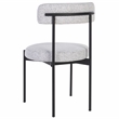 Safavieh Andrean Wood Dining Chair in Black / White
