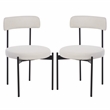 Safavieh Andrean Wood Dining Chair in White / Black