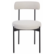 Safavieh Andrean Wood Dining Chair in White / Black