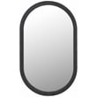 Safavieh Minna Wood and Iron Mirror in Black