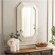 Safavieh Zaira Wood and Iron Mirror in White