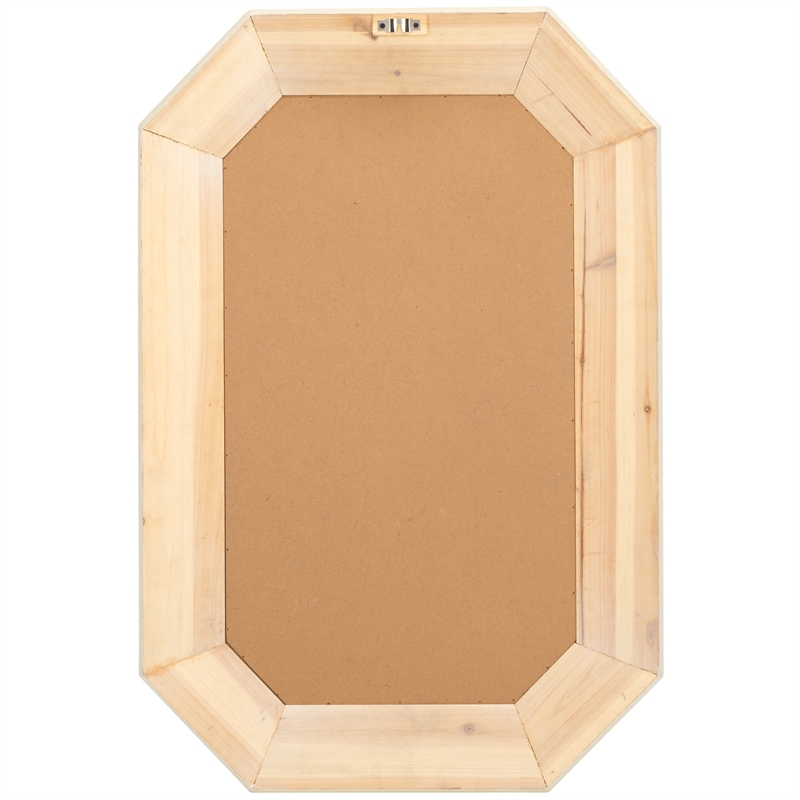 Safavieh Zaira Wood and Iron Mirror in White