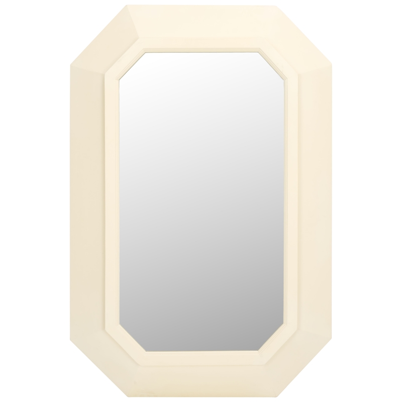 Safavieh Zaira Wood and Iron Mirror in White