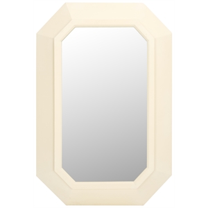 Safavieh Zaira Wood and Iron Mirror in White