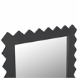 Safavieh Kase Wood and Iron Mirror in Black