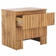 Safavieh Conall 2 Wood Drawer Nightstand in Oak