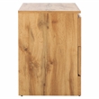 Safavieh Conall 2 Wood Drawer Nightstand in Oak