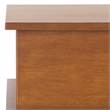 Safavieh Rodney Metal and Wood 2 Drawer Nightstand in Walnut