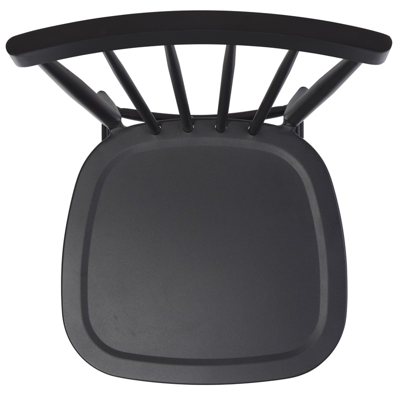 Safavieh Core Aluminum Spindle Chair Set Of 2 in Black