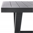 Safavieh Core Aluminum Dining Table in Black