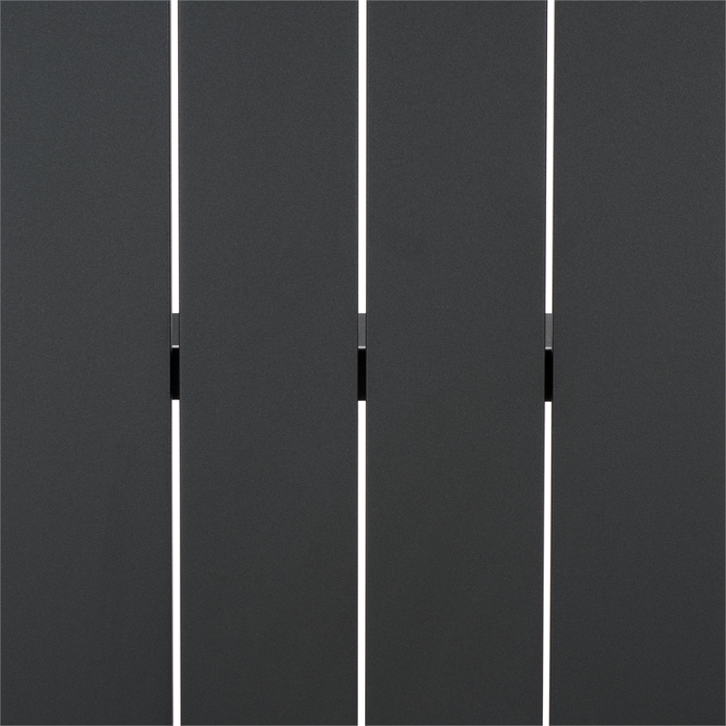 Safavieh Core Aluminum Dining Table in Black