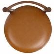 Safavieh Tayla Wood and Leather Counter Stool in Walnut / Brown