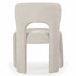 Safavieh Tamlyn Performance Wood and Fabric Dining Chair in Beige