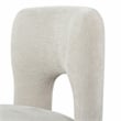 Safavieh Tamlyn Performance Wood and Fabric Dining Chair in Beige