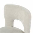 Safavieh Tamlyn Performance Wood and Fabric Dining Chair in Beige