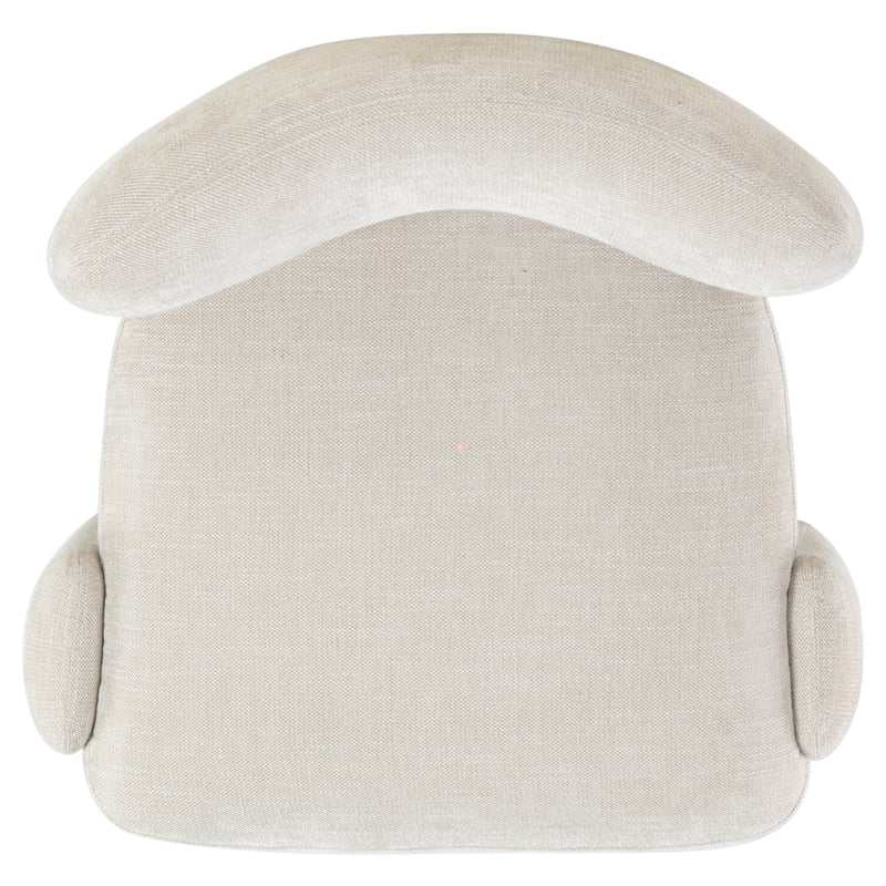 Safavieh Tamlyn Performance Wood and Fabric Dining Chair in Beige