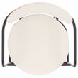 Safavieh Andrean Wood and Iron Arm Counter Stool in White / Black