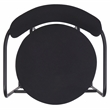 Safavieh Andrean Wood and Iron Arm Counter Stool in Black