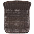 Safavieh Minerva Rattan and Iron Weaved Counter Stool in Brown / Black