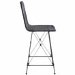 Safavieh Minerva Rattan and Iron Weaved Counter Stool in Black